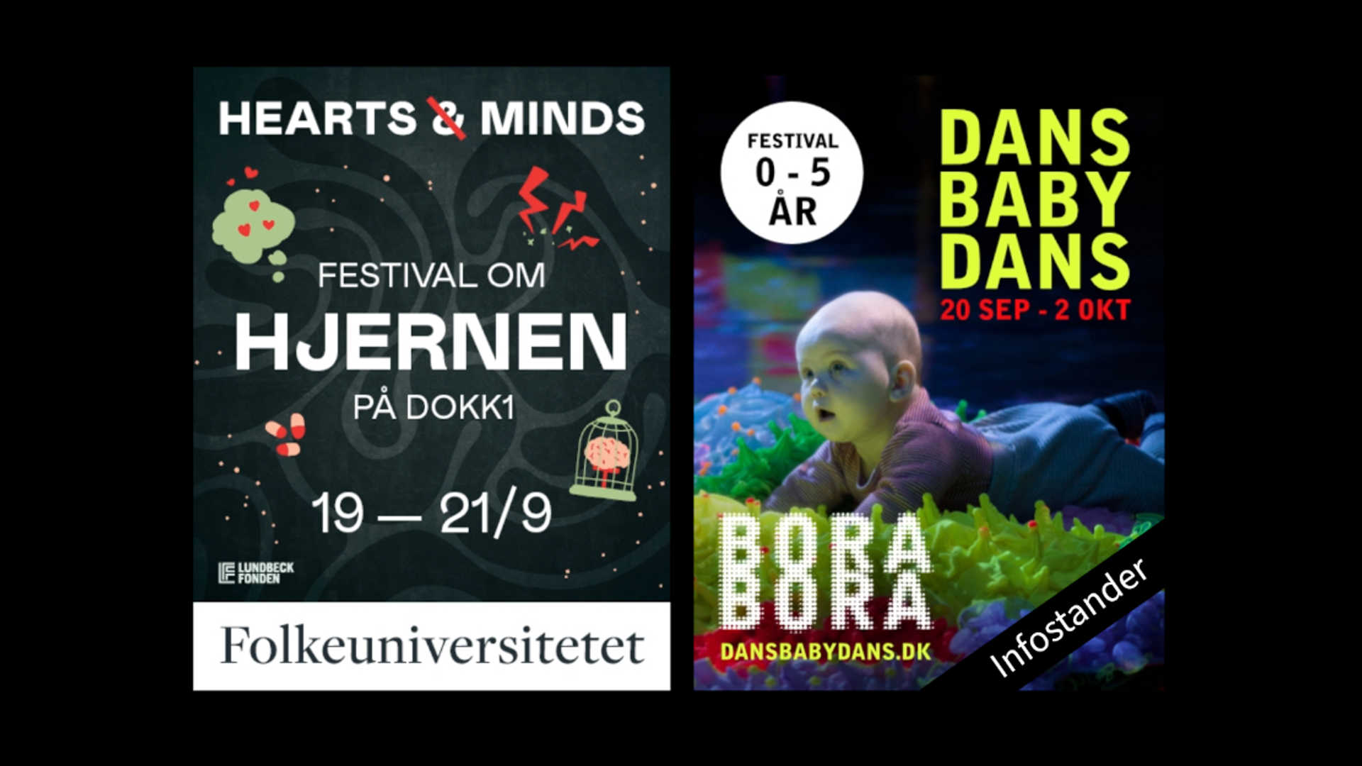 Annoncer: Hearts and Mind festival og Bora Bora med Dans Baby Dans